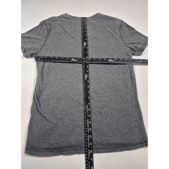 Vintage American Eagle Shirt Mens med Gray Y2K Crew Neck Embroidered School - Picture 4 of 4